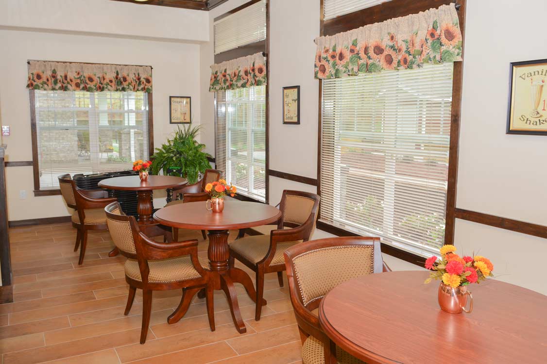 The bistro at Ashwood Meadows