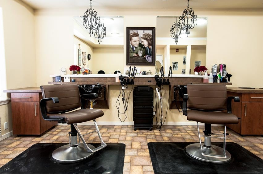 The beauty salon at Ashwood Meadows