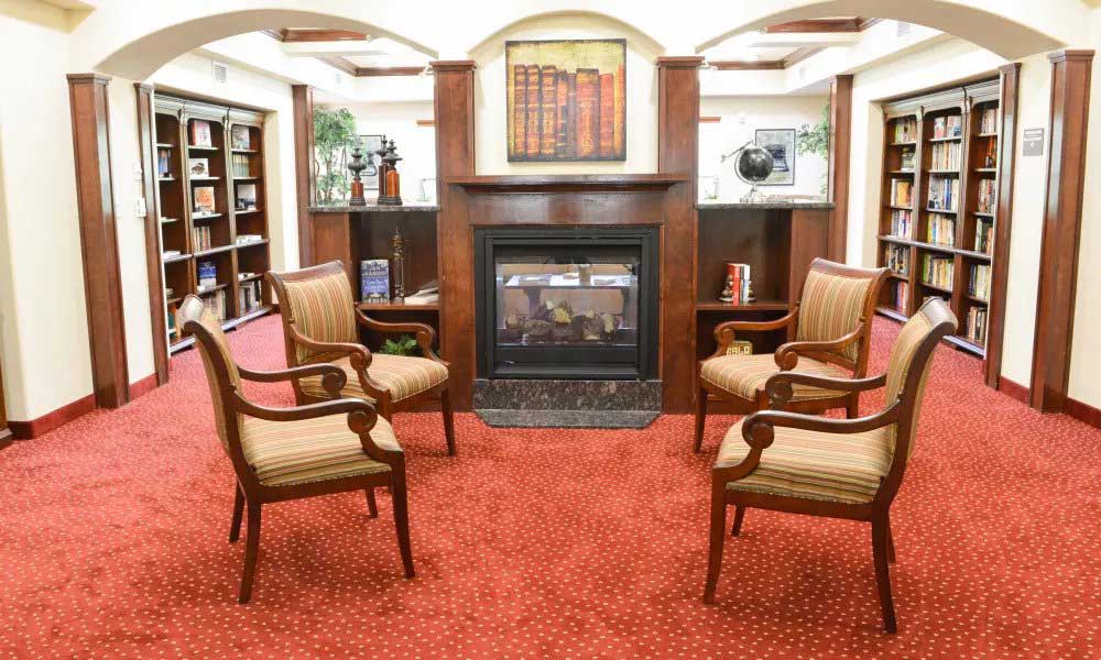 A living room in a Ashwood Meadows apartment